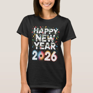 Happy New Year 2026 Sparkle Shirt For Women 