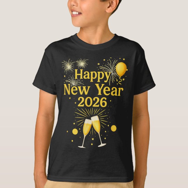 Happy New Year 2026  T-Shirt (Front)