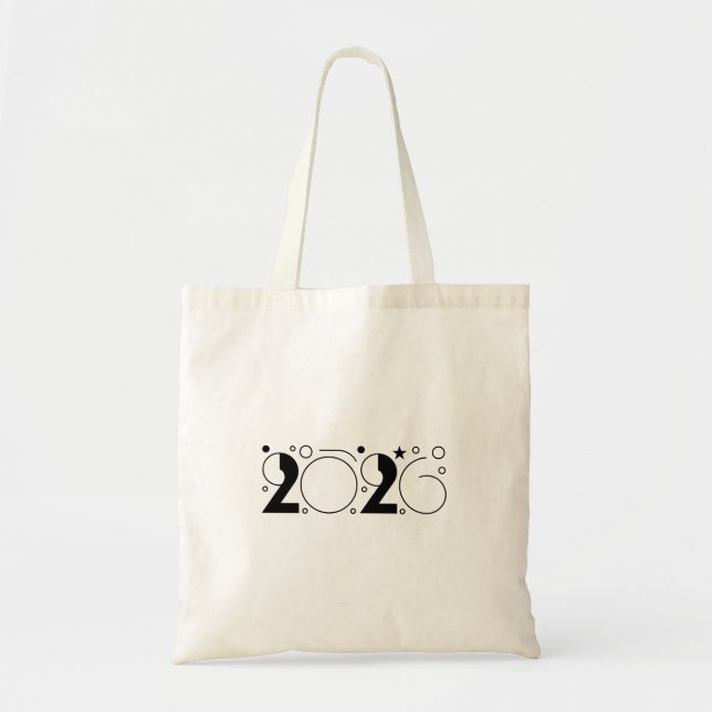Happy New Year 2026  Tote Bag (Front)