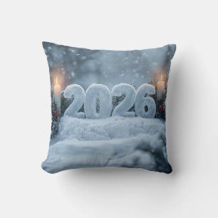happy new year 2026 winter cushion