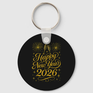Happy New Year 2026 Womens New Years Eve Party  Key Ring
