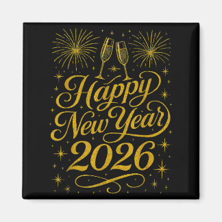 Happy New Year 2026 Womens New Years Eve Party  Magnet