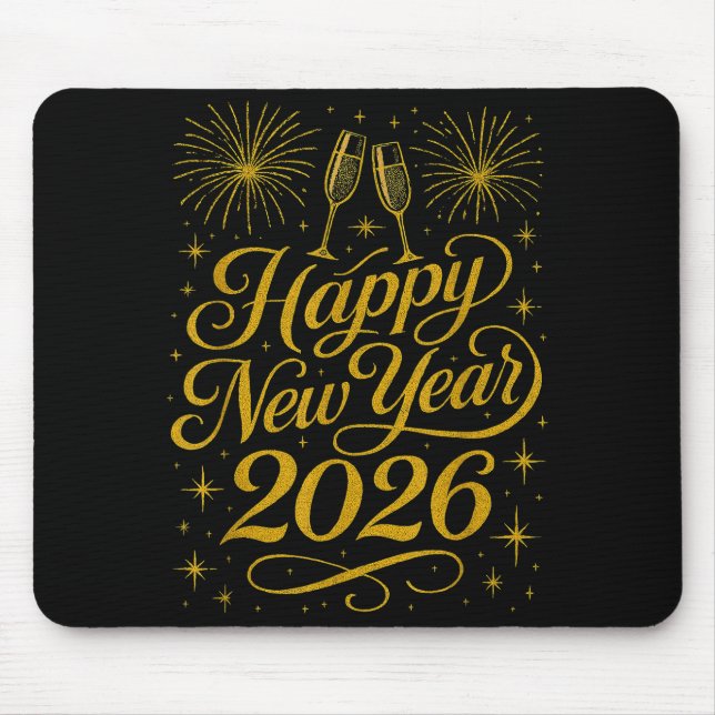 Happy New Year 2026 Womens New Years Eve Party  Mouse Mat (Front)