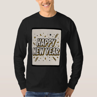 Happy New Year 2027 Comic Tee