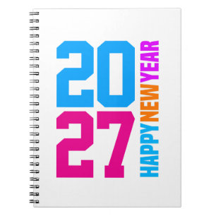 Happy New Year 2027 Notebook