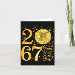 Happy New Year 2067 Funny 67 Six Seven Meme New Ye Card