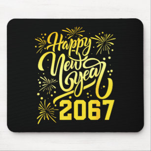 Happy New Year 2067 Funny 67 Six Seven Meme New Ye Mouse Mat