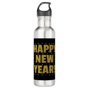 Happy New Year 710 Ml Water Bottle