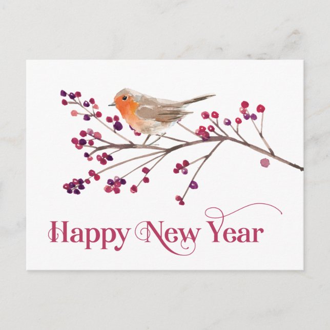 Happy New Year Announcement Holiday (Front)