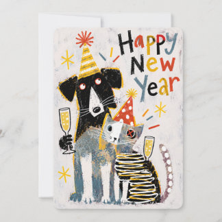 Happy New Year Art Card