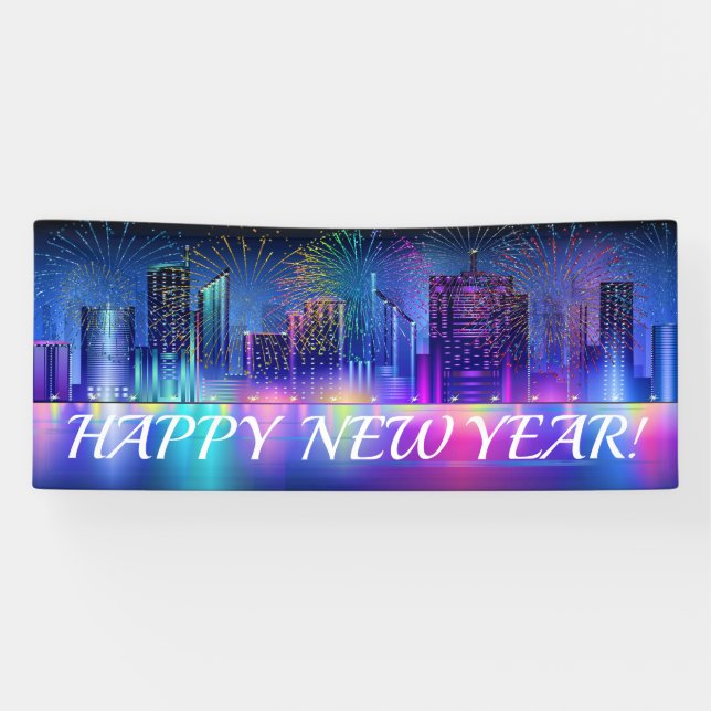 Happy New Year Banner (Horizontal)
