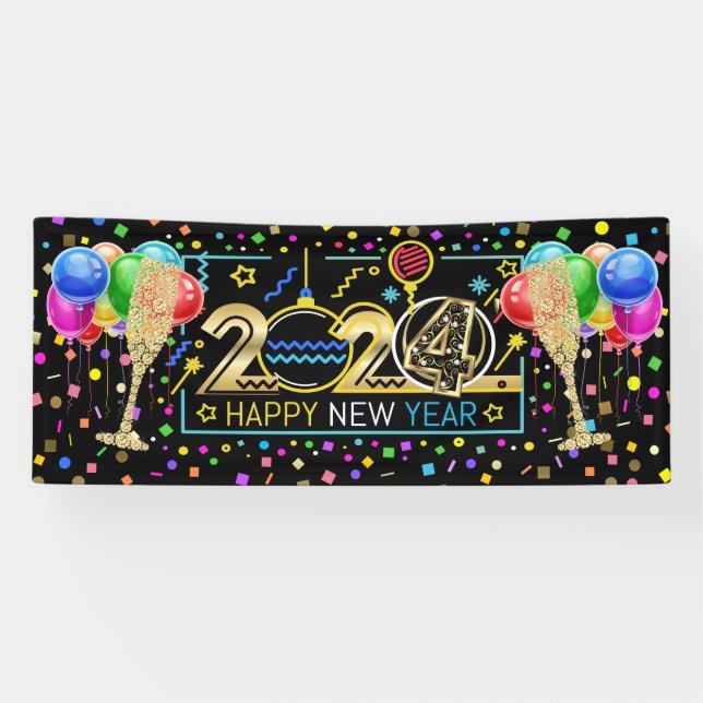 Happy New Year Banner (Horizontal)