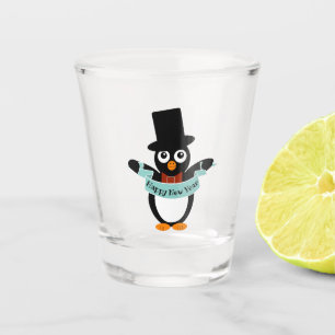 Happy New Year Banner Shot Glass