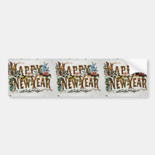 Happy New Year Bumper Sticker