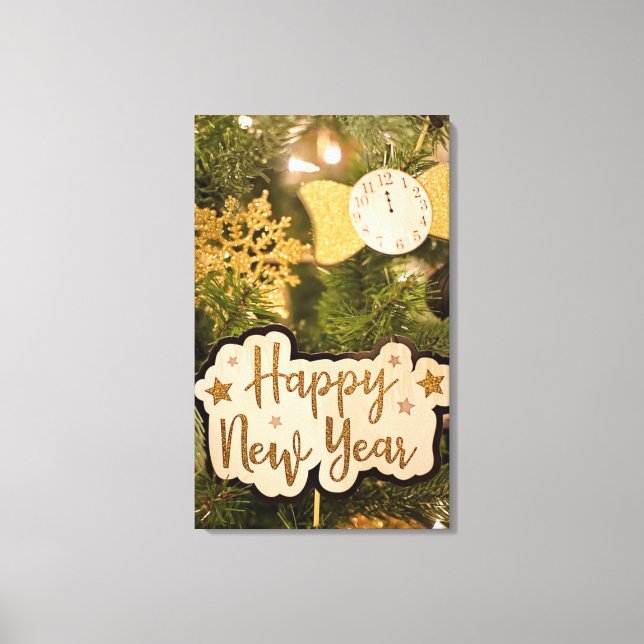 HAPPY NEW YEAR CANVAS PRINT (Front)