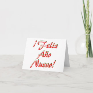 Happy New Year Card, Spanish Holiday Card