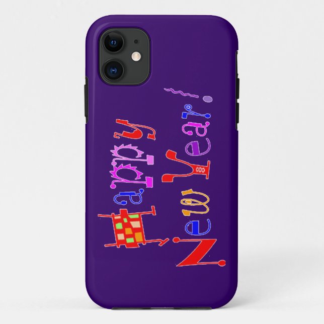 Happy New Year - Case-Mate iPhone Case (Back)
