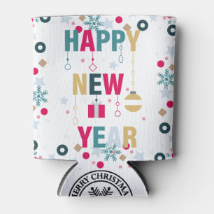 Happy New Year celebration Can Cooler