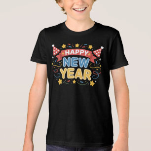 Happy New Year Celebration Design-60277 Hoodie Tri-Blend Shirt