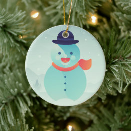 Happy New Year Ceramic Tree Decoration