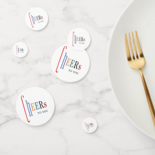 Happy New Year Cheers To You Celebration Party Confetti