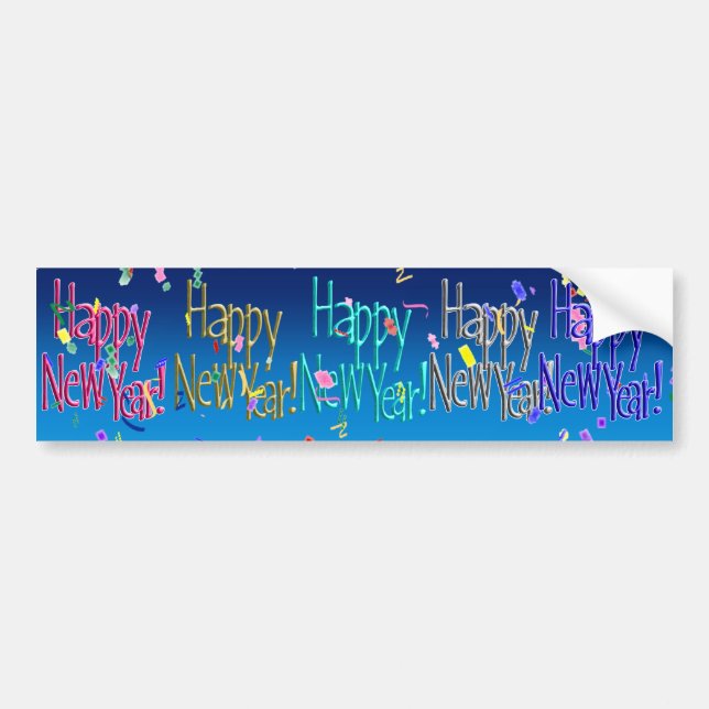 HAPPY NEW YEAR! CHOICES BUMPER STICKER (Front)