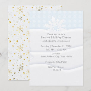 Happy New Year & Christmas Holiday Party Invitation