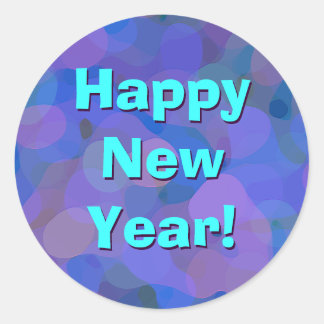 Happy New Year Stickers | Zazzle.co.uk