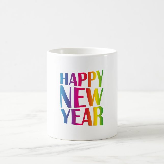 Happy New Year Coffee Mug (Center)