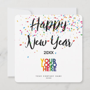 Happy New Year Corporate Business Logo Holiday