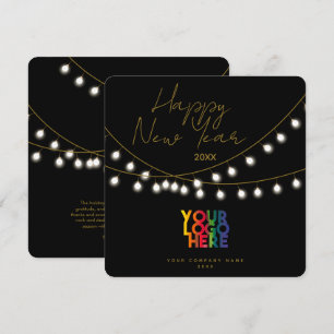 Happy New Year Corporate Business Logo Holiday