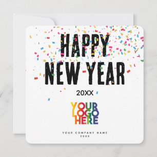 Happy New Year Corporate Business Logo Holiday
