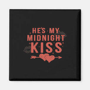 Happy New Year Couples He's My Midnight Kiss Valen Magnet
