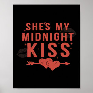 Happy New Year Couples She's My Midnight Kiss Vale Poster