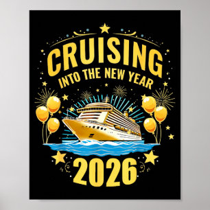 Happy New Year Cruise 2026 Party Trip Cruising Int Poster
