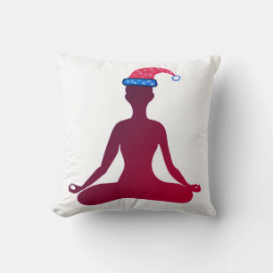 Happy New Year Cushion Yoga