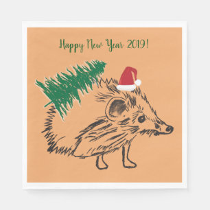 Happy New Year Custom Paper Napkin