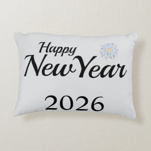 Happy New Year Custom Present Decorative Cushion