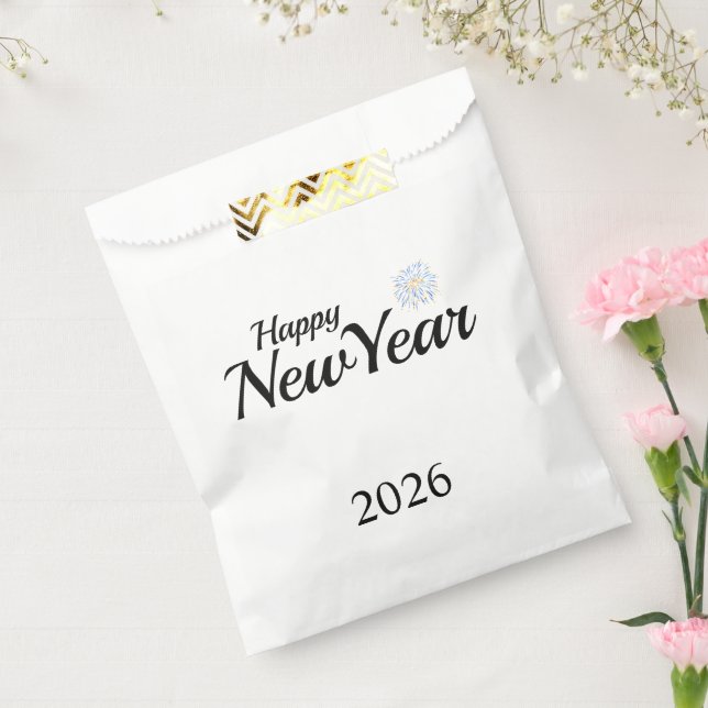 Happy New Year Custom Present Favour Bags (Sealed)