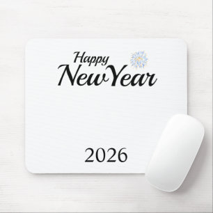 Happy New Year Custom Present Mouse Mat