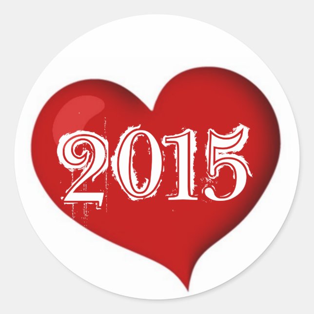 Happy New Year Customisable Sticker (Front)