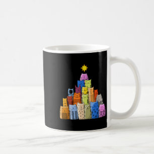 Happy New Year, Cute Funny Christmas Cats Decorati Coffee Mug