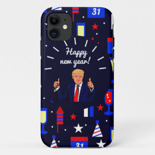 happy new year donald trump iPhone 11 case