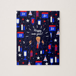 happy new year donald trump jigsaw puzzle