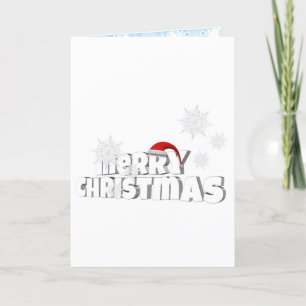 Happy New Year Elegant Christmas Decorations Holiday Card