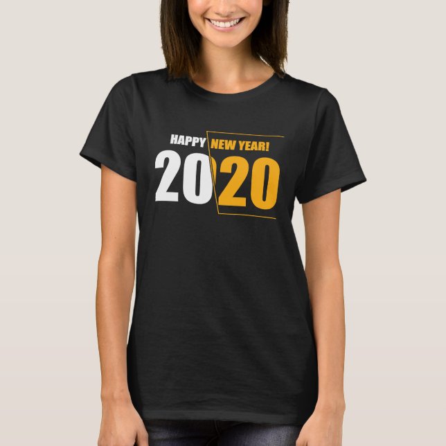 Happy New Year Eve 2020 20 and 20 Party Midnight N T-Shirt (Front)
