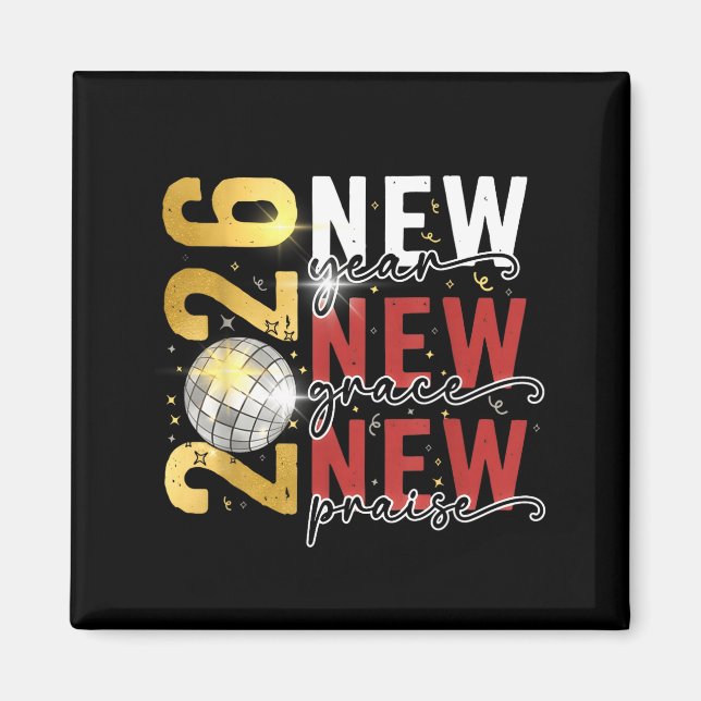 Happy New Year Eve 2026 New Year Party Hello 2026  Magnet (Front)