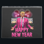 Happy New Year Eve Trump Resolution 2025 Calendar<br><div class="desc">trump vance,  donald trump,  election 2024,  christmas sweater,  ugly new year eve trump,  santa claus,  republican,  vote,  president</div>