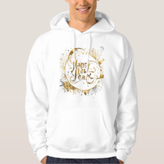 Happy New Year" Festive Hoodie