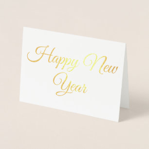 Happy New Year Foil Card